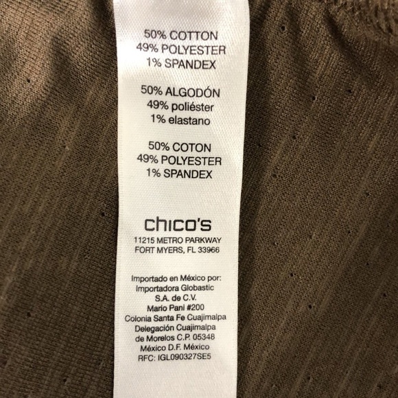 Chico’s Size 1 - Cotton Blend Knit Open Front Blazer w Pockets - Size 8 (Medium) - Picture 6 of 7